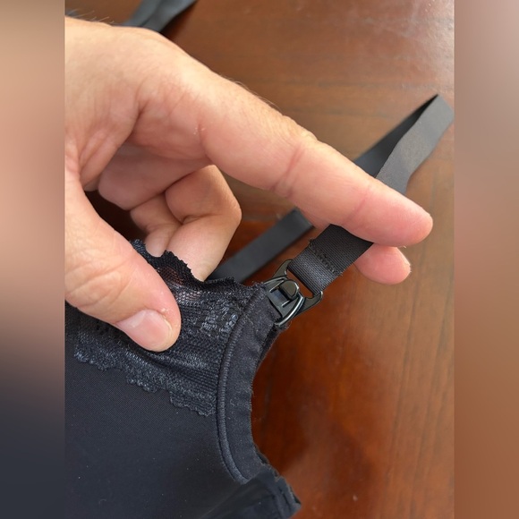 NATORI Elegant Black Lace Bra size 36D maternity - Picture 8 of 8